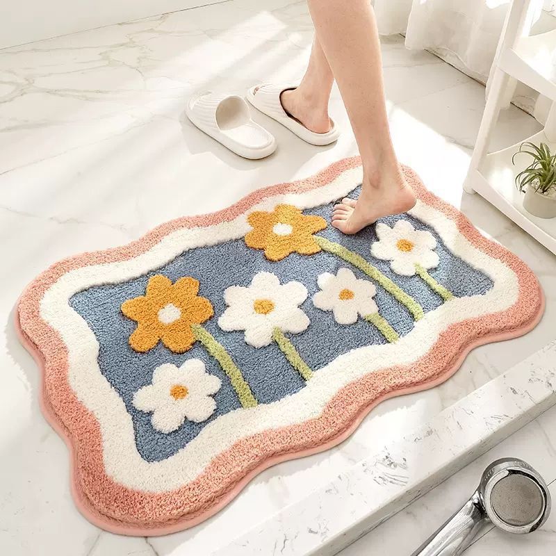 花咲くやさしさ ふんわりバスマット