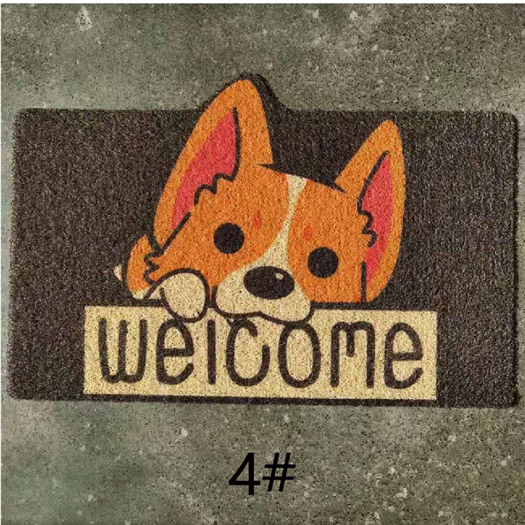 パンダ柄玄関マット バスマット 吸水 滑り止め付き 丸洗い可能