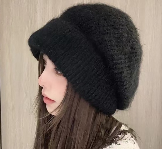 もこもこビーニー帽子