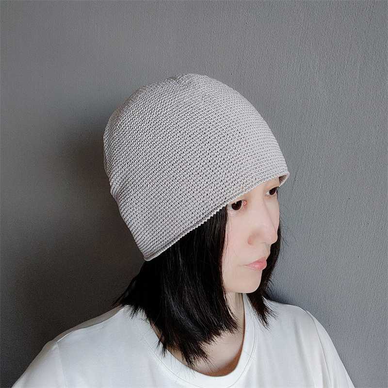 ビーニー シンプル編み目ニット帽