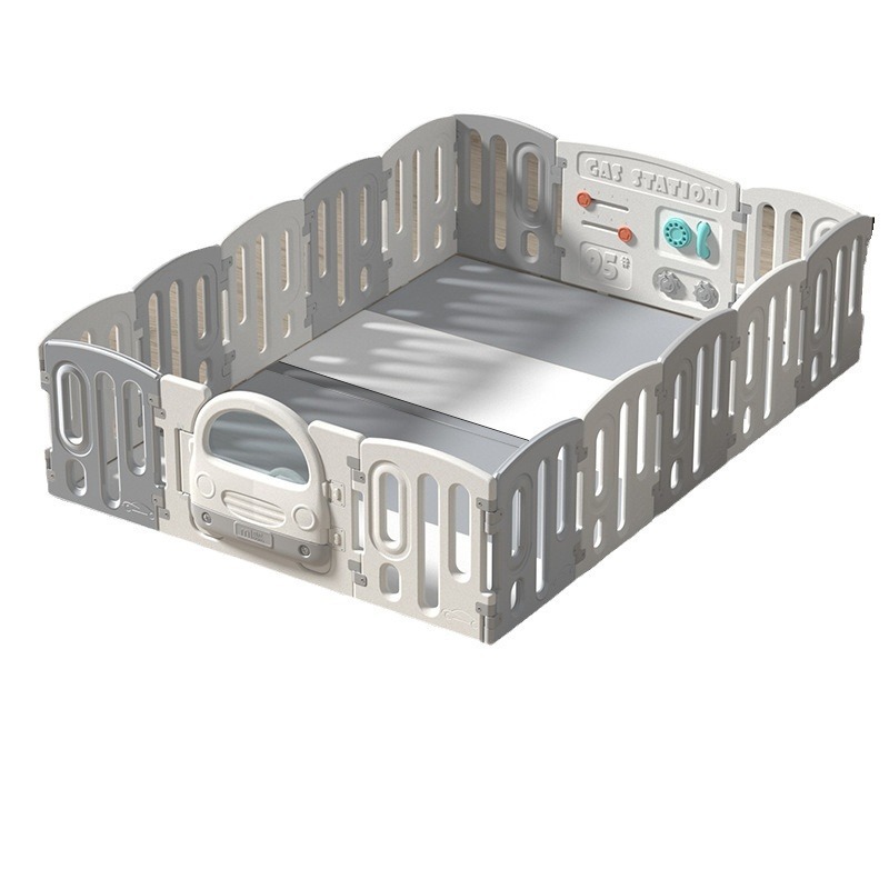 ベビーサークル 車デザイン折りたたみ式ベビーサークル広々遊び場