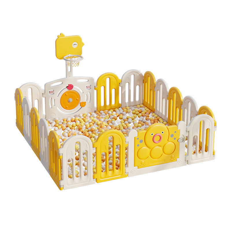 ベビーサークル 遊び機能付き折りたたみ式大型ベビーサークル