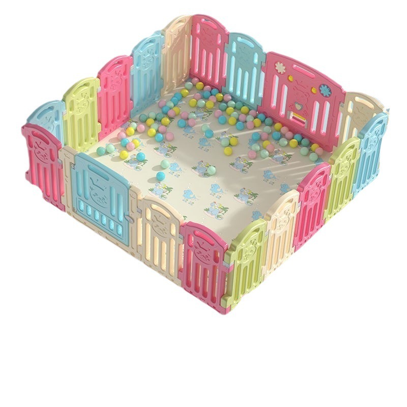 ベビーサークル 組み立て式大型ベビーサークル折りたたみ収納型