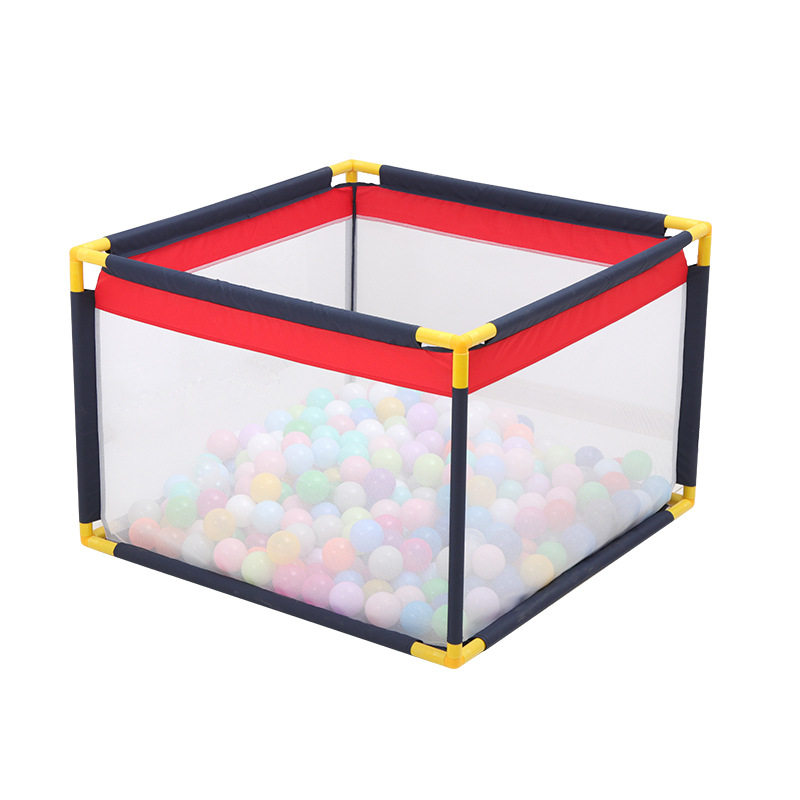 ベビーサークル 透明メッシュパネル六角形ベビーサークル