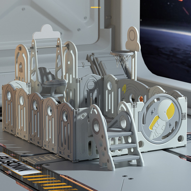 ベビーサークル 遊具付き多機能折りたたみ式ベビーサークル