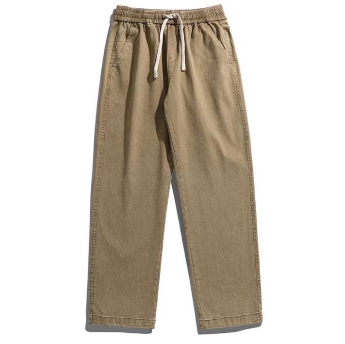 ベージュパンツ ベージュカーゴパンツ ゆったり紐調整リラックス