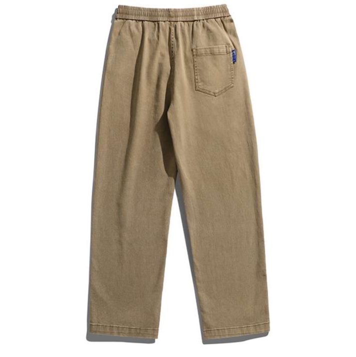 ベージュパンツ ベージュカーゴパンツ ゆったり紐調整リラックス