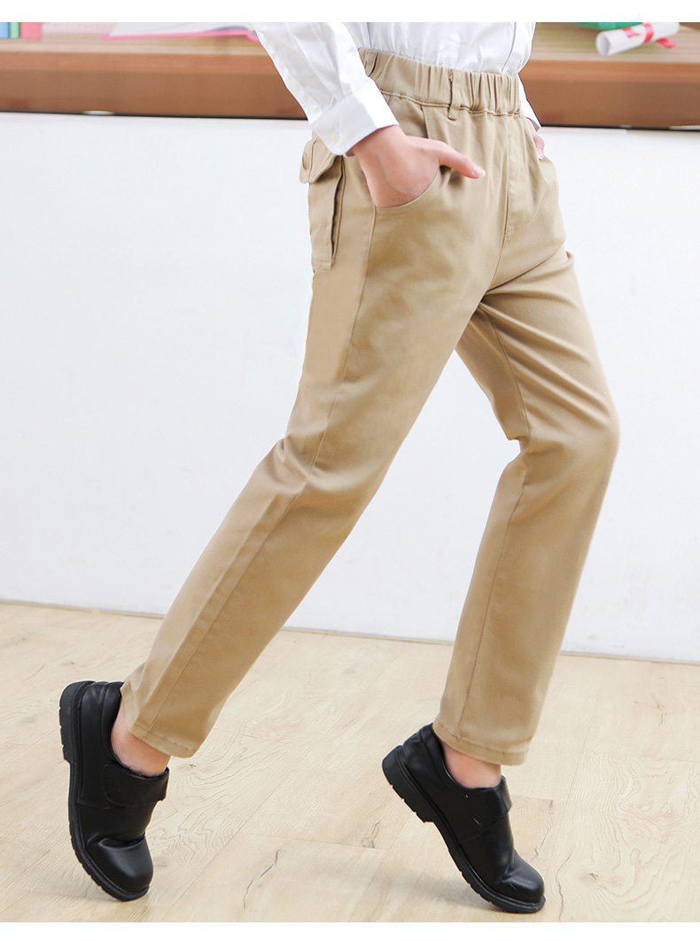ベージュパンツ やわらか伸縮ウエストチノパン