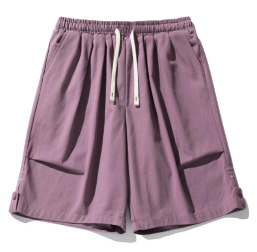 ベージュパンツ メンズ ベージュ カーゴハーフパンツ ワイド