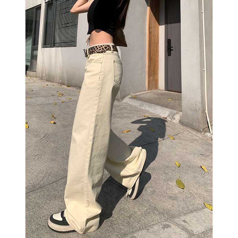 ベージュパンツ ロングシルエットフレアパンツ