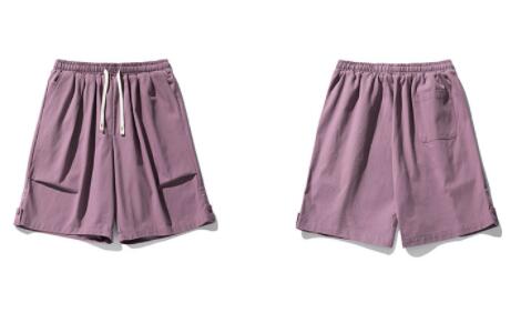 ベージュパンツ メンズ ベージュ カーゴハーフパンツ ワイド