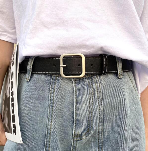 メンズベルト メンズゴム製カジュアルベルト黒