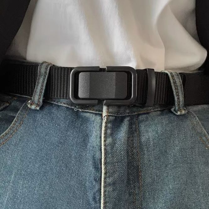 ベルトメンズ メッシュ スマートロック式