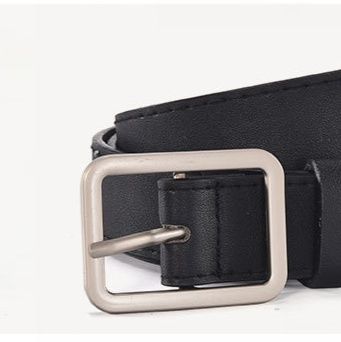 メンズベルト 本革角型バックル紳士用ベルト