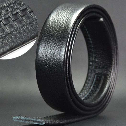 メンズベルト 型押し牛革自動式バックル紳士用ベルト