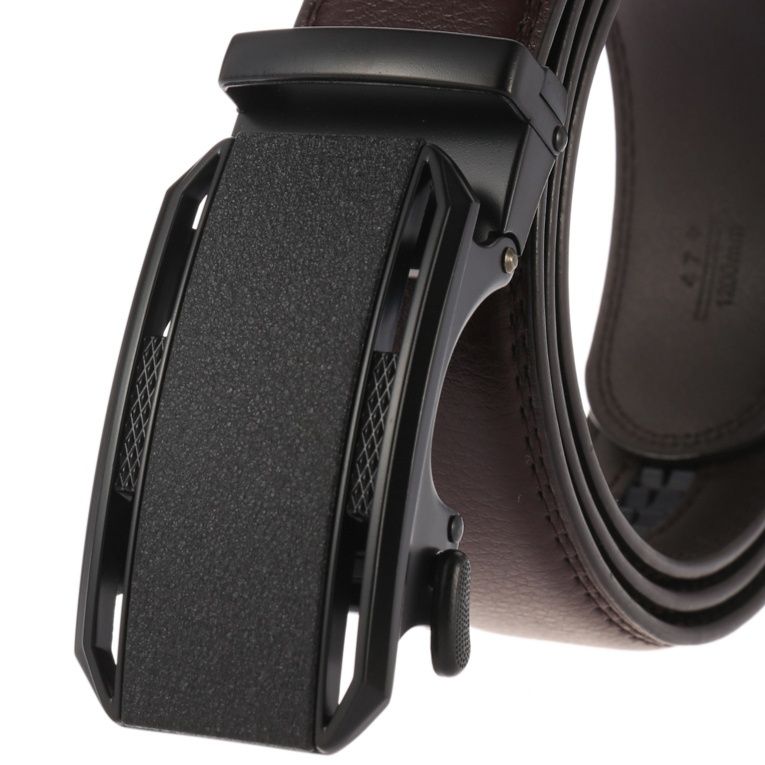 メンズベルト 本革自動式バックル紳士用ビジネスベルト