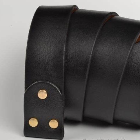 メンズベルト 本革一枚仕立てバックル交換式ベルト帯