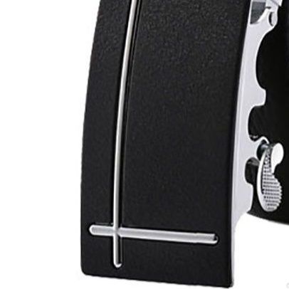 メンズベルト 型押し本革自動式バックル紳士用ベルト