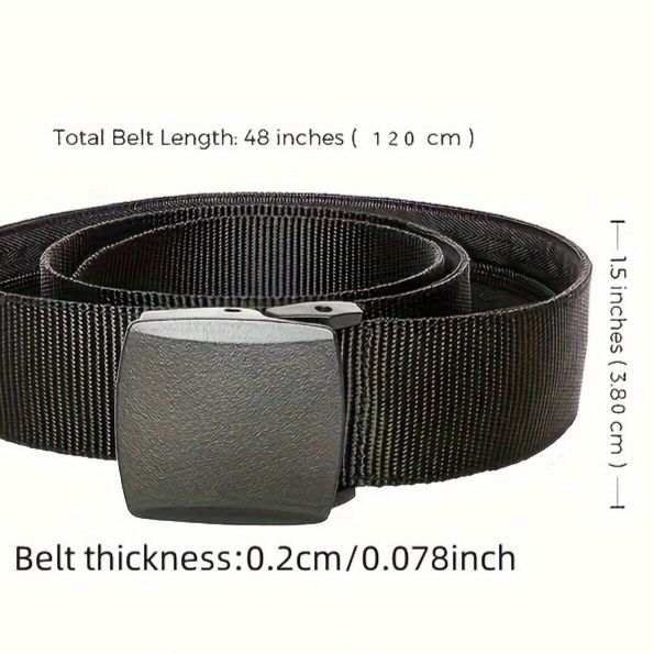 メンズベルト メッシュ編み込み自動バックル調整式ベルト
