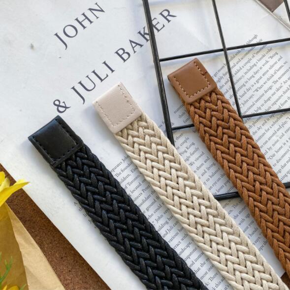 メンズベルト メッシュ編み込みベルト おしゃれ細身帯