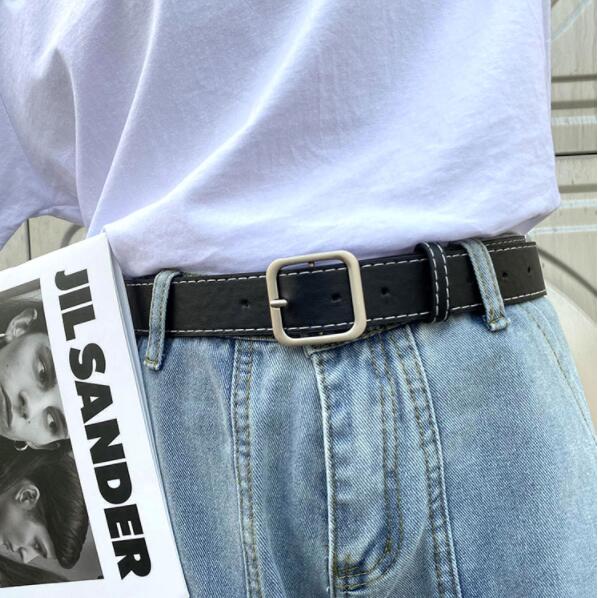 メンズベルト メンズゴム製カジュアルベルト黒