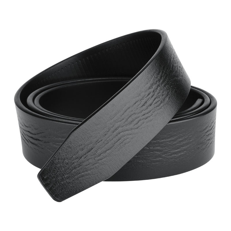 メンズベルト 本革仕立て頭文字型バックル紳士用ベルト