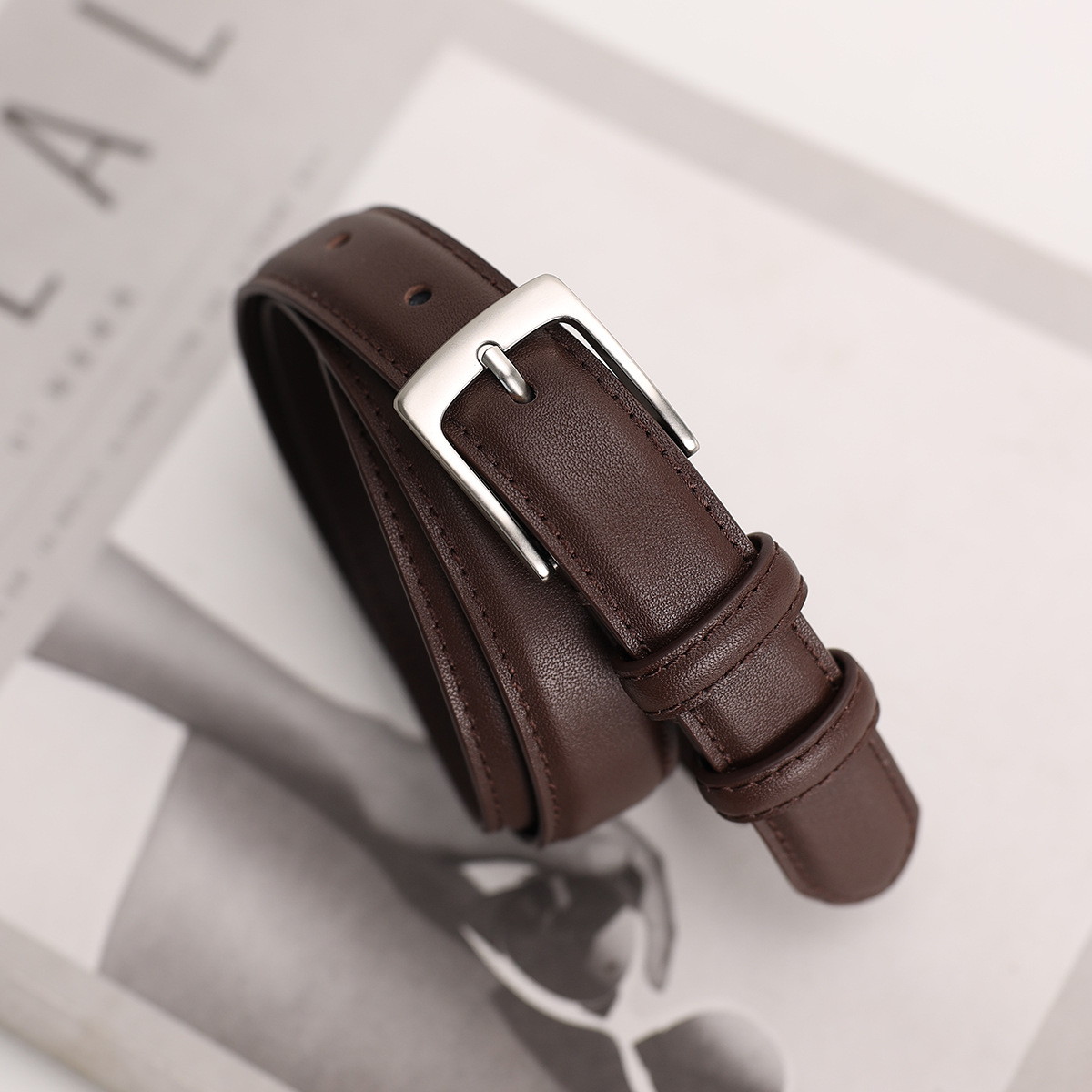 メンズベルト 本革仕立て上質メンズフォーマルベルト