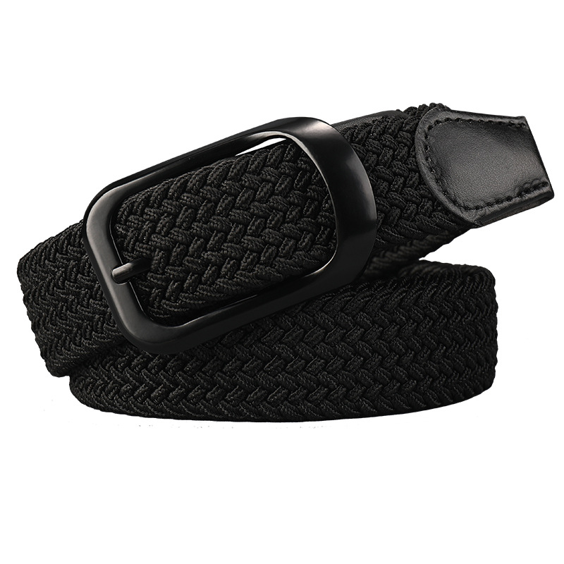 メンズベルト 編み込み細部仕上げ紳士用メッシュベルト