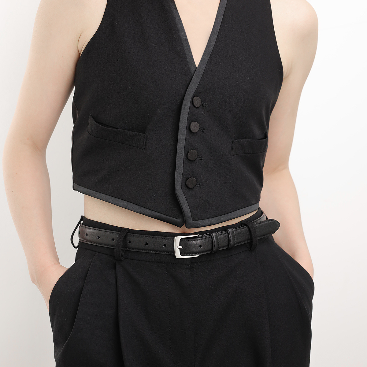 メンズベルト 本革仕立て上質メンズフォーマルベルト