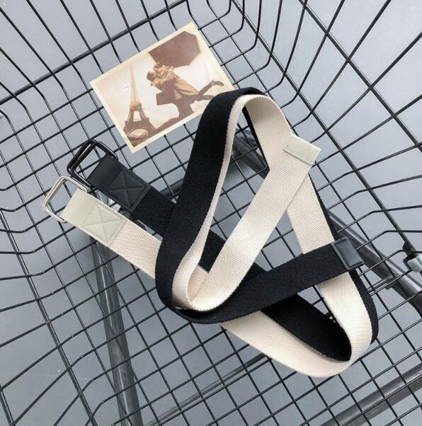 メンズベルト メッシュ装飾付きベルト