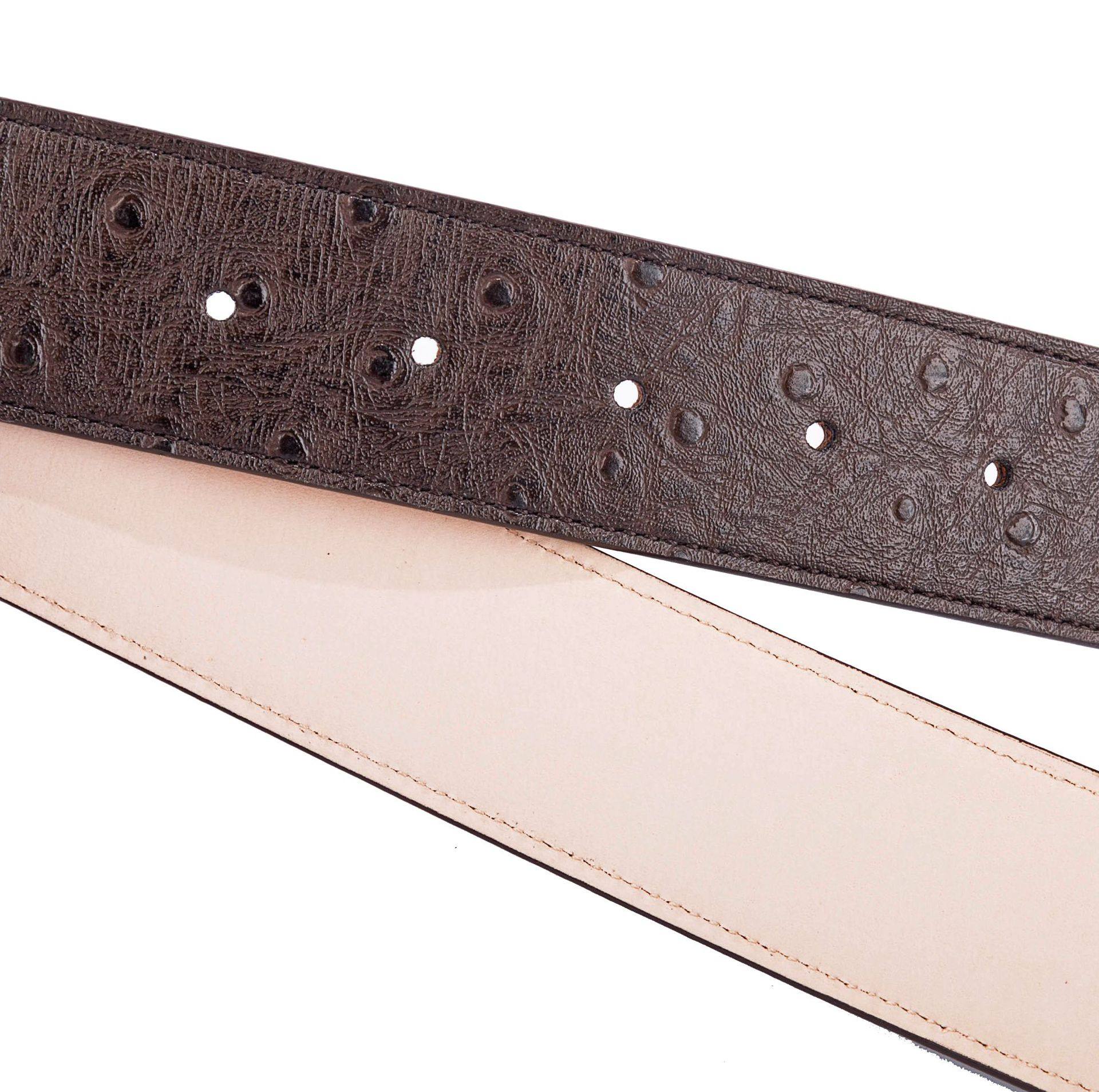 メンズベルト 型押しドット柄本革メンズベルト帯単品