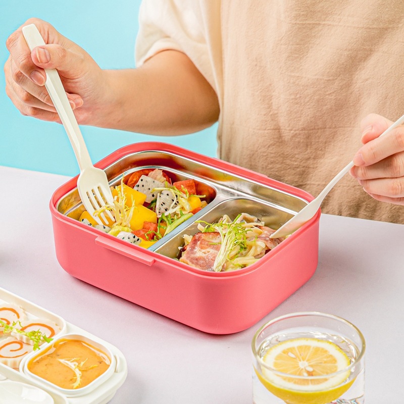 取っ手付き保温弁当箱