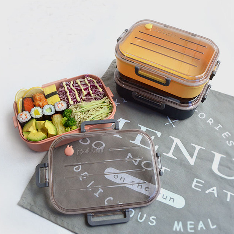 密閉ロック付き電子レンジ対応弁当箱