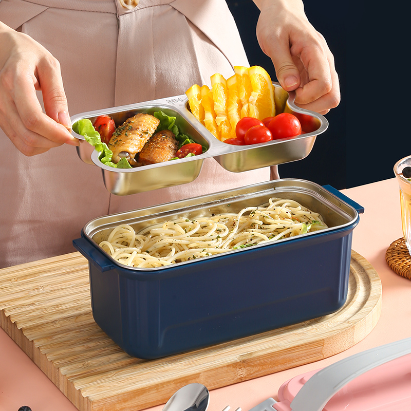 二段式ステンレス保温弁当箱