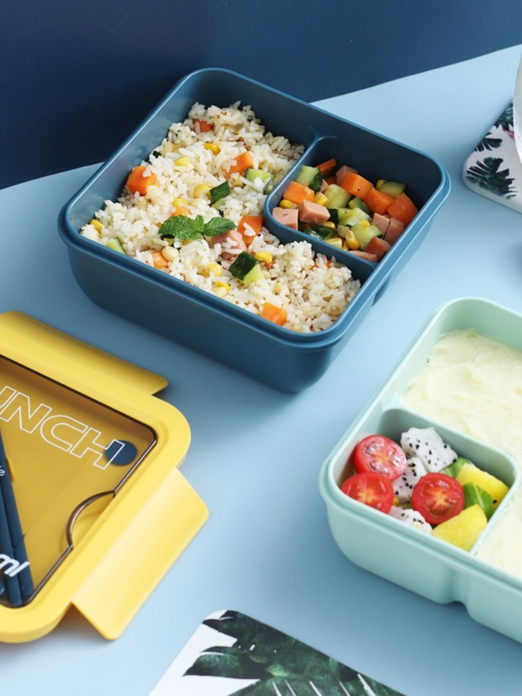 仕切り付きスリム弁当箱セット