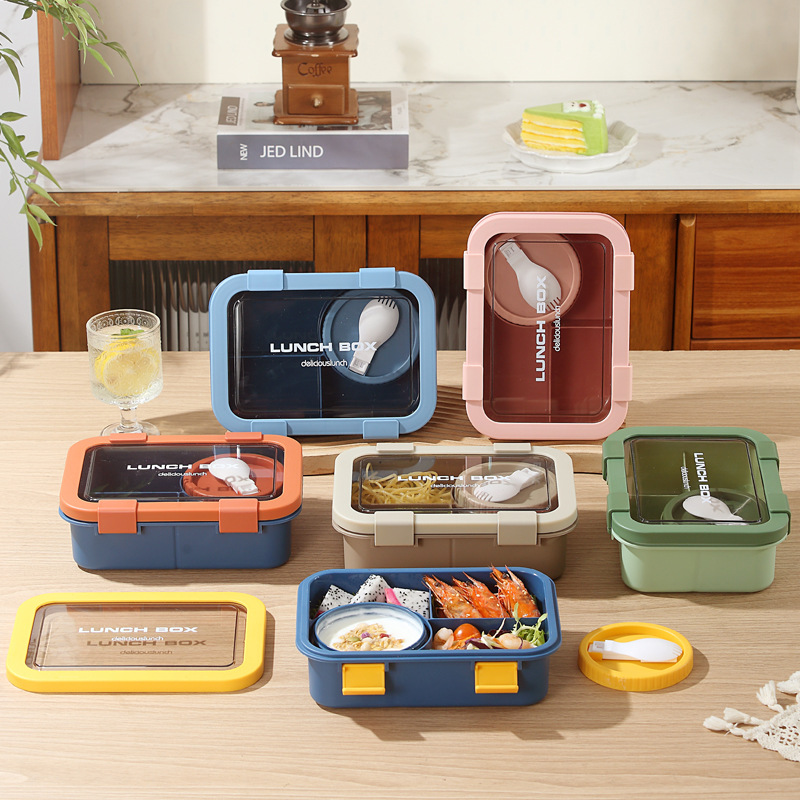 専用スプーン付きスリム弁当箱