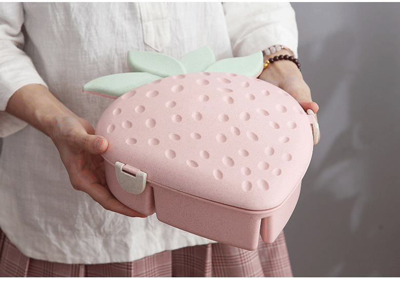 果物型仕切り付き弁当箱