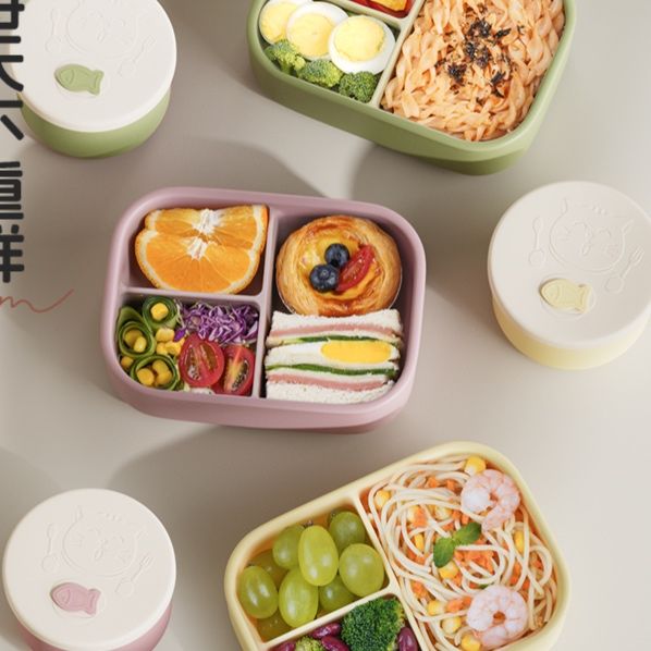 多層式仕切り付き縦型弁当箱