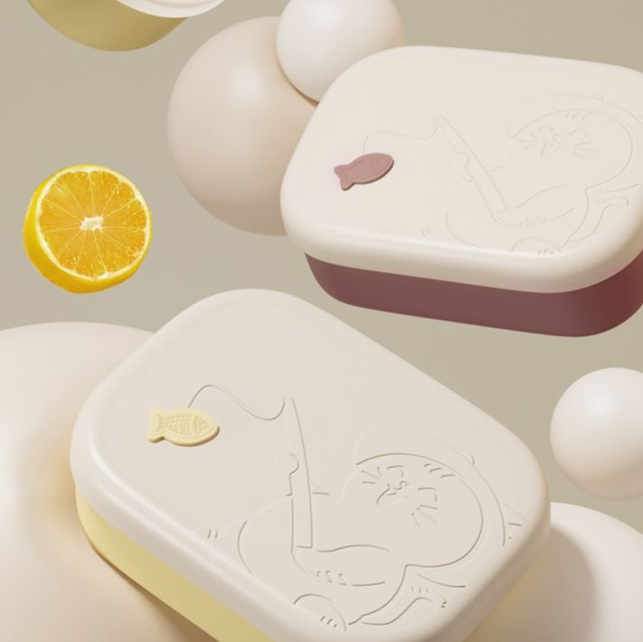 多層式仕切り付き縦型弁当箱