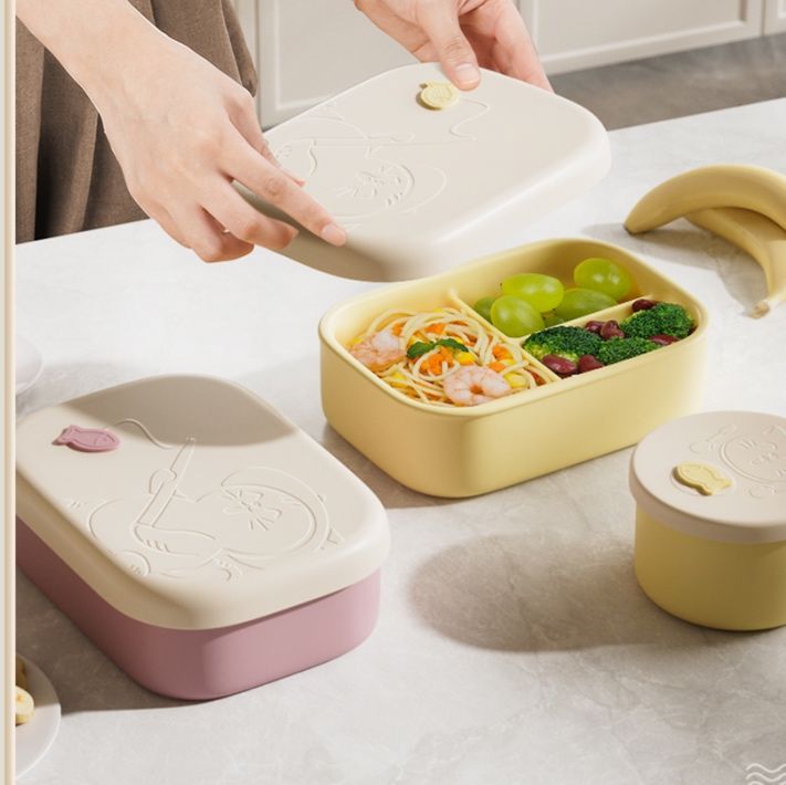 多層式仕切り付き縦型弁当箱