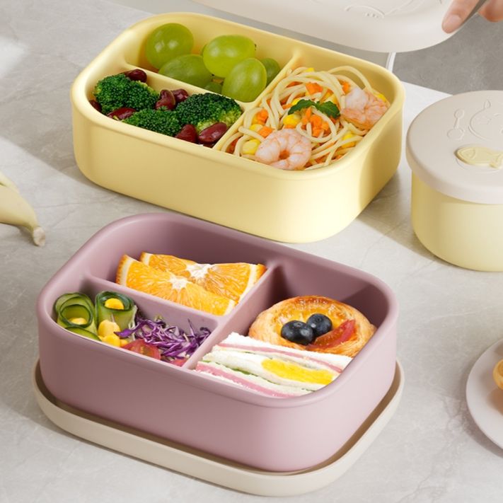 多層式仕切り付き縦型弁当箱