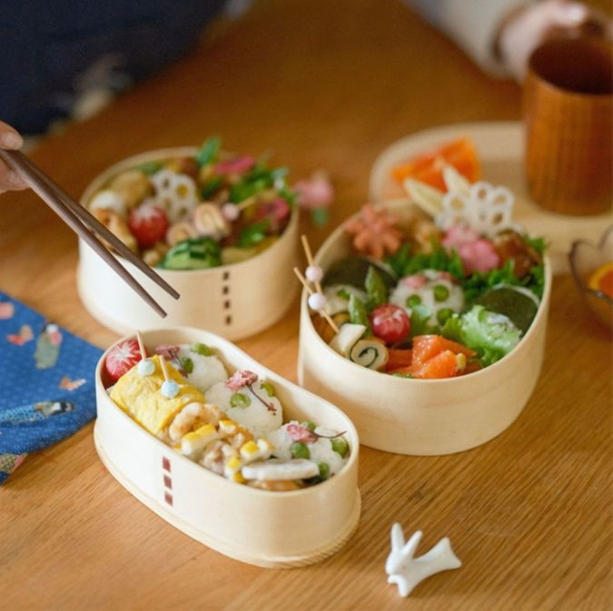 木製曲げわっぱ弁当箱 2段弁当箱 子供用 大人用