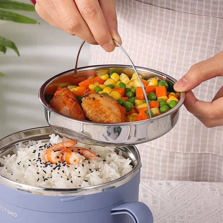 持ち手付き保温2段弁当箱