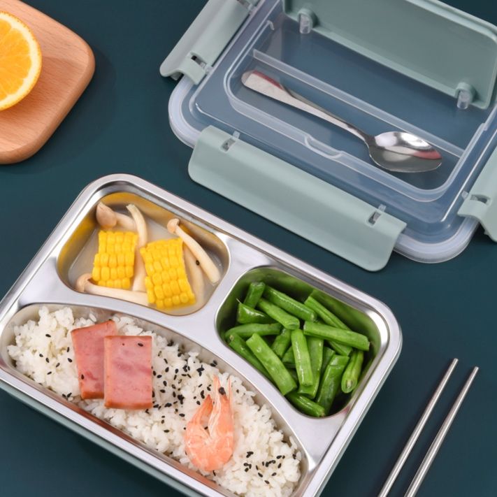 仕切り付き保温弁当箱