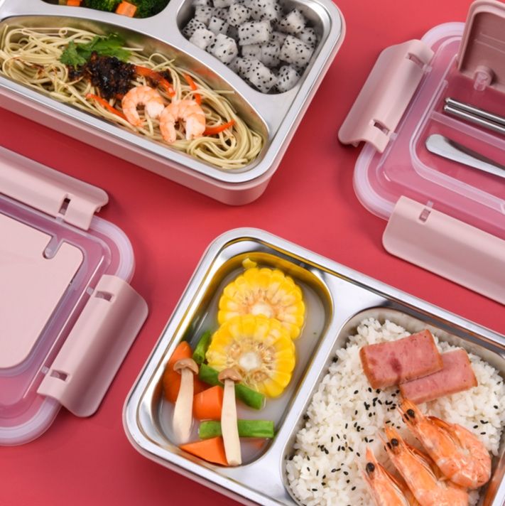 仕切り付き保温弁当箱