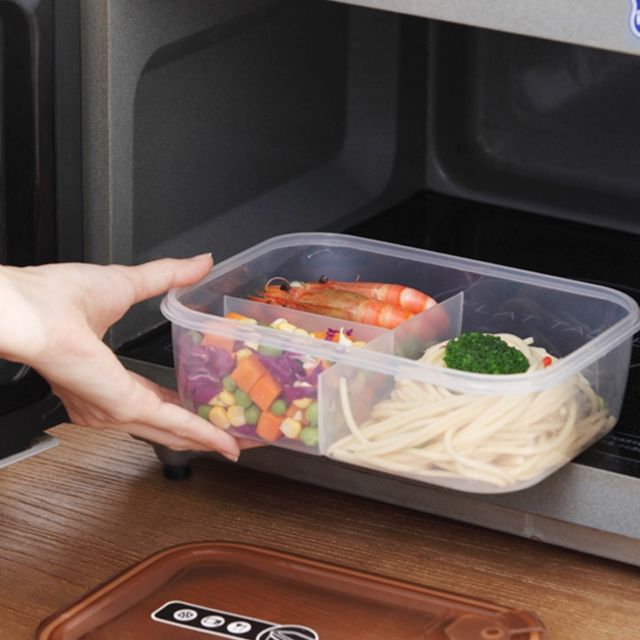 透明蓋付き電子レンジ対応弁当箱