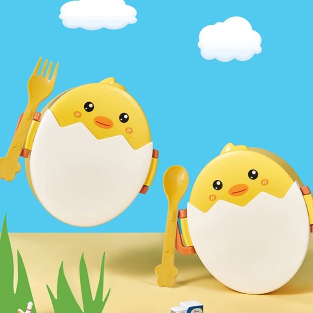 ひよこ卵型弁当箱