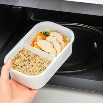 弁当箱 双層分隔密封便携饭盒