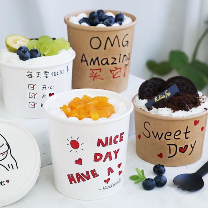 円形使い捨て容器