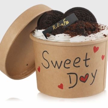 円形使い捨て容器